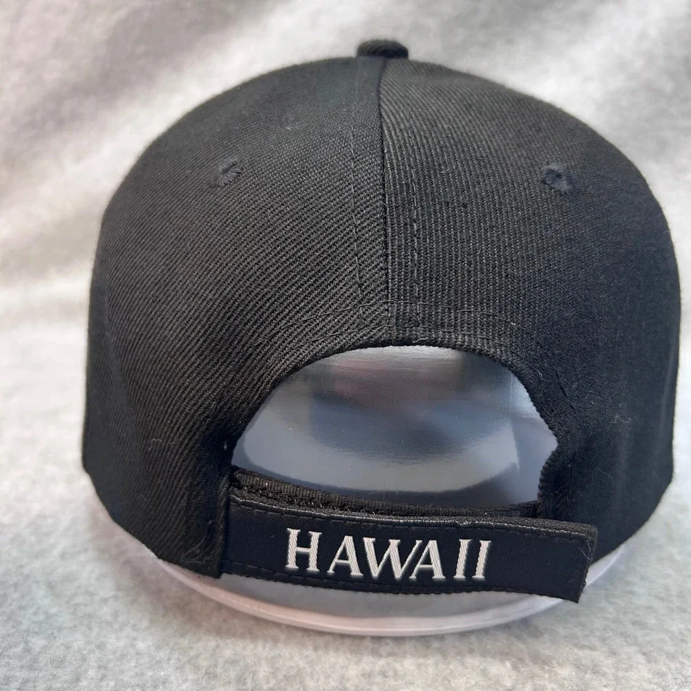 USS Missouri BB-63 Men Black Unbranded Baseball Cap Honolulu Hawaii OSFM